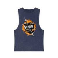 Spann Bar Graphic - Unisex Stonewash Tank Top
