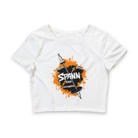 Spann Bar Graphic - Women’s Poly-Cotton Crop Tee