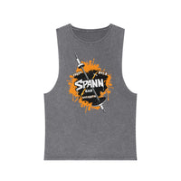 Spann Bar Graphic - Unisex Stonewash Tank Top